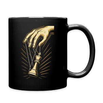 Chess player, puppet king, chess enthusiast - Full Colour Mug - black - Right