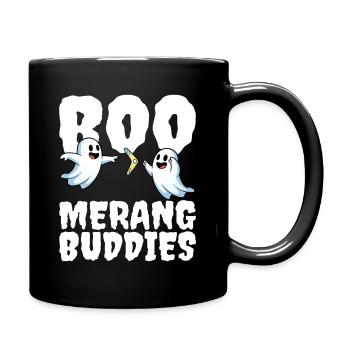 BOO-MERANG BUDDIES - GHOST HALLOWEEN - Full Colour Mug - black - Right