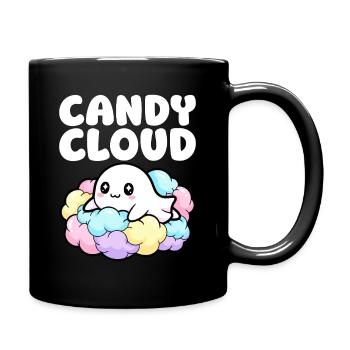 CANDY CLOUD - GHOST HALLOWEEN - Full Colour Mug - black - Right
