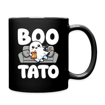 BOO-TATO - GHOST HALLOWEEN - Full Colour Mug - black - Right