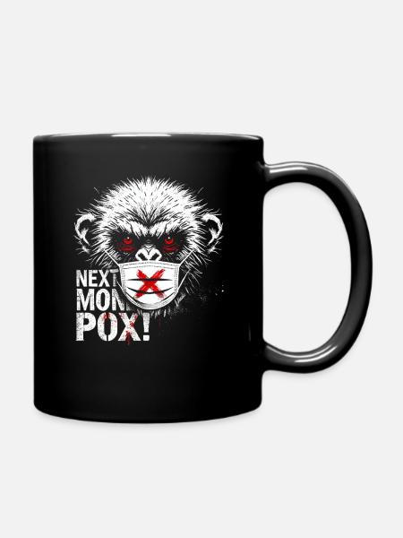 Protest Affe Gesichtsmaske Kunstwerk - Tasse einfarbig - Schwarz