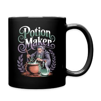 Alchemist Magician Potion Maker Wizard Shirt - Full Colour Mug - black - Right