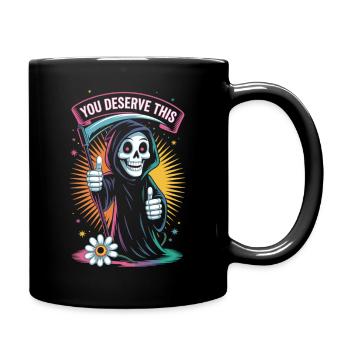 You Deserve This Sensemann Shirt - Tasse einfarbig - Schwarz - Rechts