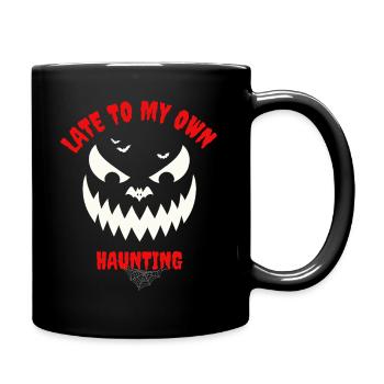 En retard à ma propre hantise - Mug uni - noir - Droite