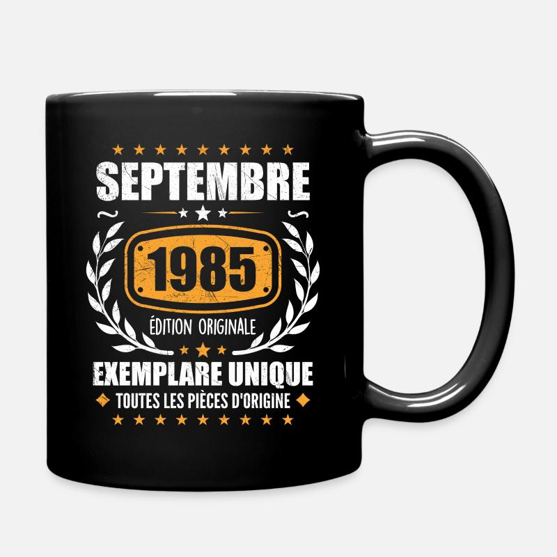 September 1985 Unikat - September 1985 - Tasse einfarbig - Schwarz
