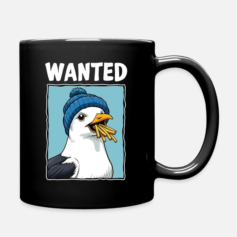 Gesuchte Pommes-möwe - Tasse einfarbig - Schwarz