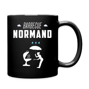 Normandy Souvenir de Normandie Barbecue - Full Colour Mug - black - Right