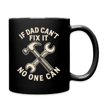 Papa artisan passe-temps tournevis drôle dicton - Mug uni - noir - Droite