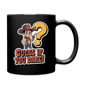 Western Cowboy Guessing Game T-Shirt - Full Colour Mug - black - Right