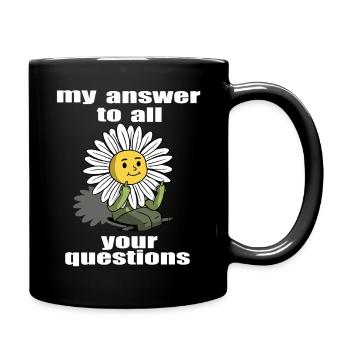 Blume exprime son opinion - Mug uni - noir - Droite