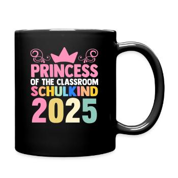 Kita Abschied Erste Klasse Einschulung 2025 - Tasse einfarbig - Schwarz - Rechts