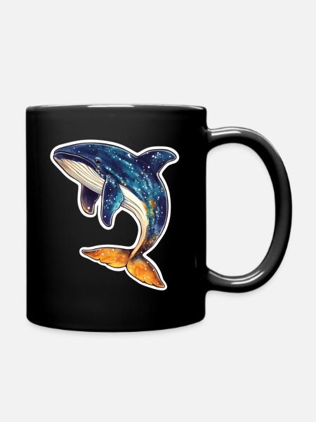 Wal - Tasse einfarbig - Schwarz