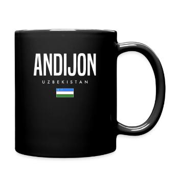 Andijon, Ouzbékistan - Mug uni - noir - Droite
