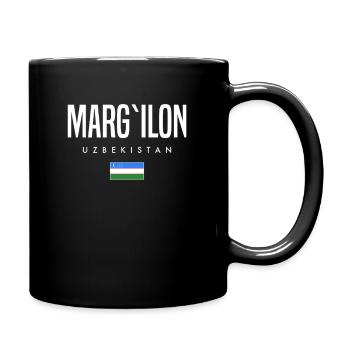 Marg'ilon Usbekistan - Tasse einfarbig - Schwarz - Rechts