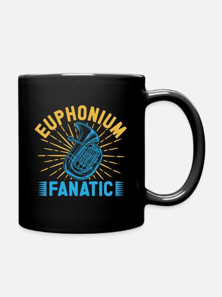 Euphonium Fanatic Baritone Marching Band - Tasse einfarbig - Schwarz