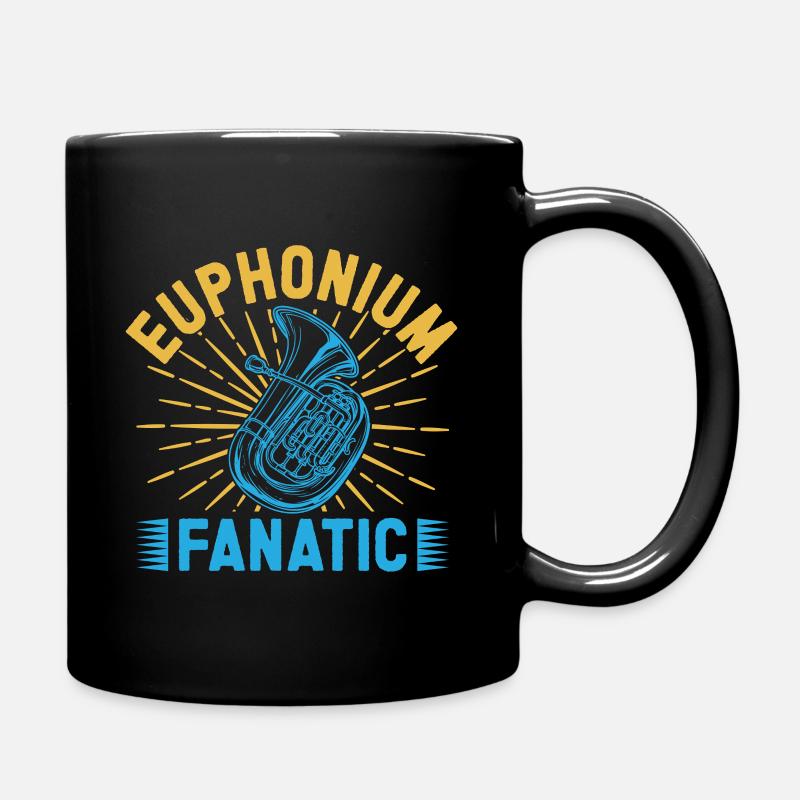 Euphonium Fanatic Baritone Marching Band - Tasse einfarbig - Schwarz