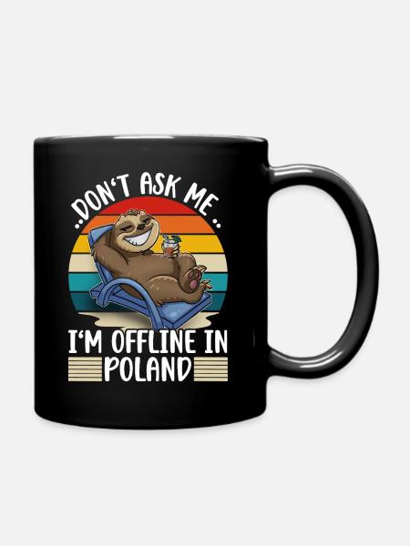 Polen Urlaub - Tasse einfarbig - Schwarz