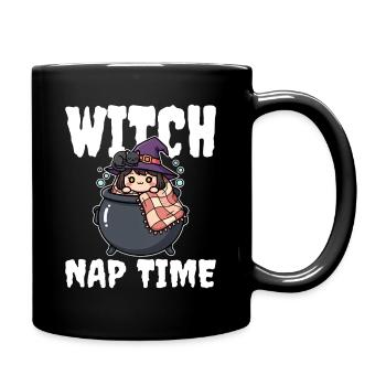 WITCH NAP TIME - WITCH HALLOWEEN - Full Colour Mug - black - Right
