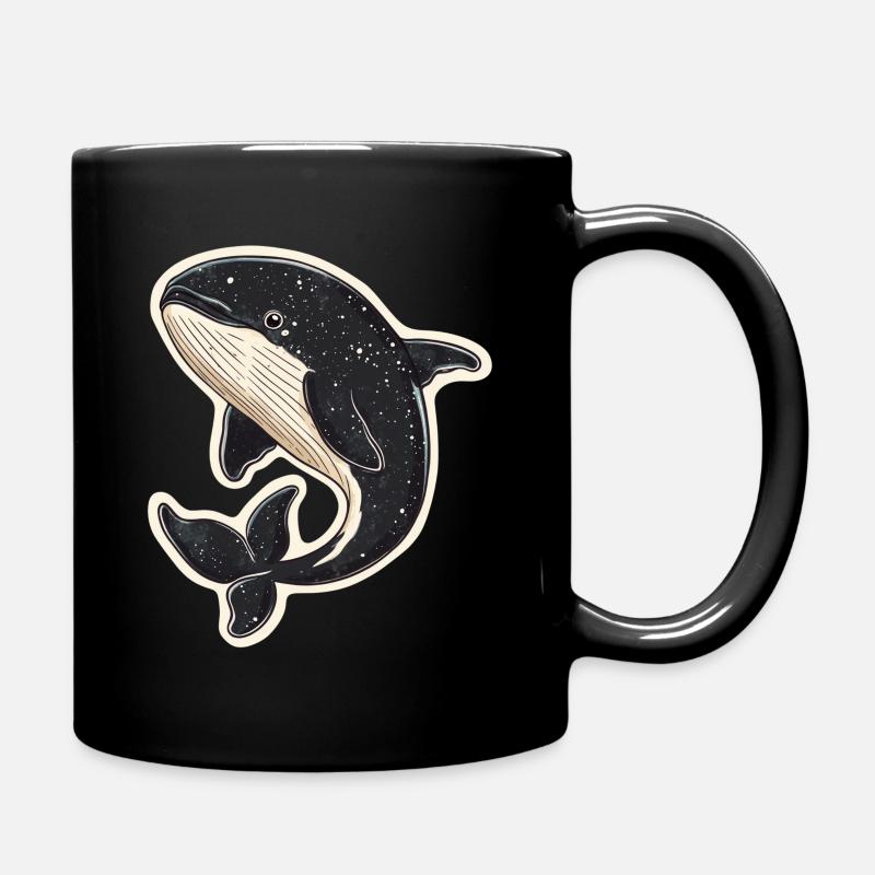 Wal - Tasse einfarbig - Schwarz