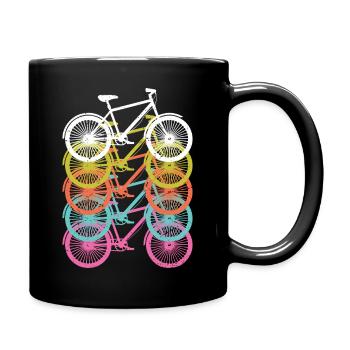 Cycling Retro Vintage - Full Colour Mug - black - Right
