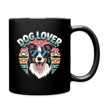 Dog Lover - Full Colour Mug - black - Right