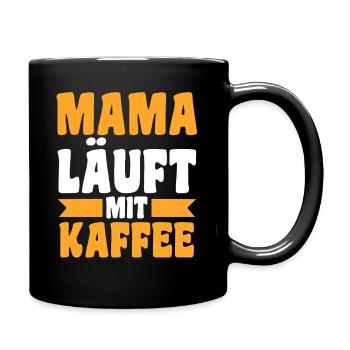 Coffee Mom Team Mom - Full Colour Mug - black - Right