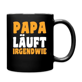 Père Équipe Papa - Mug uni - noir - Droite