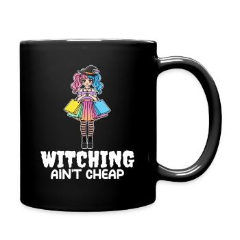 HEXEREI IST NICHT BILLIG - HEXEREI HALLOWEEN - Tasse einfarbig - Schwarz - Rechts