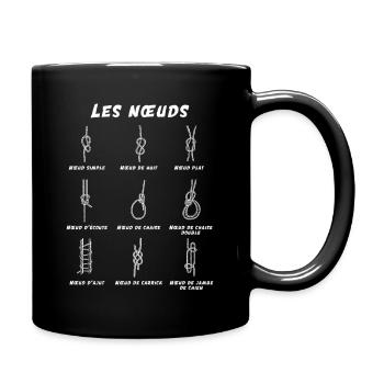 The Marine Knots Passion Sailing Navigator - Full Colour Mug - black - Right