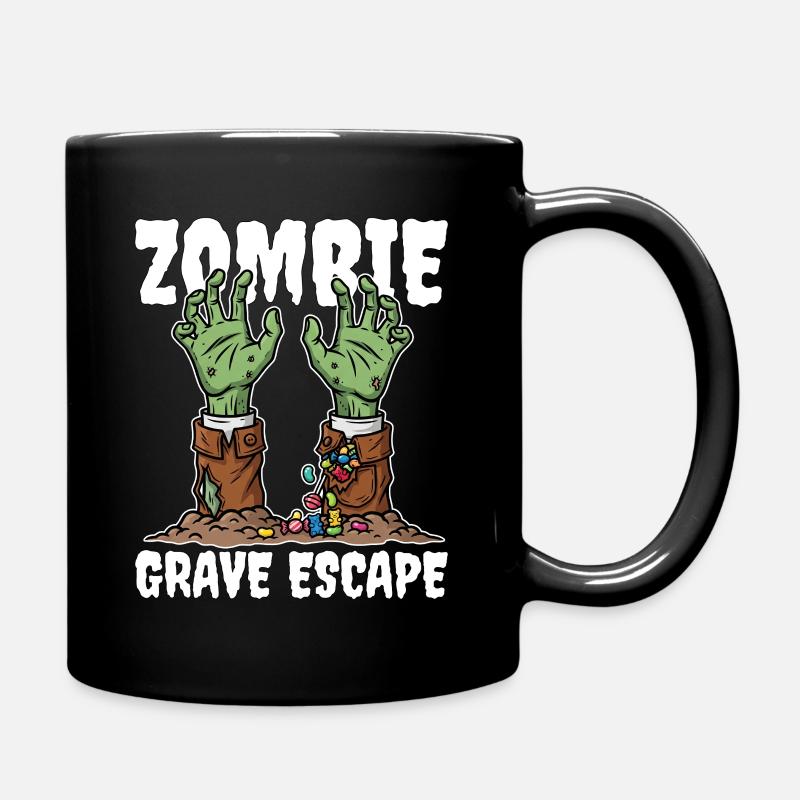 ZOMBIE_GRAVE_ESCAPE - Tasse einfarbig - Schwarz