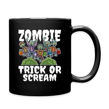 GRIMMIGER ZOMBIE REAPER - ZOMBIE HALLOWEEN - Tasse einfarbig - Schwarz - Rechts