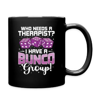 Theapie Bunco Player Dice Games Gift - Full Colour Mug - black - Right
