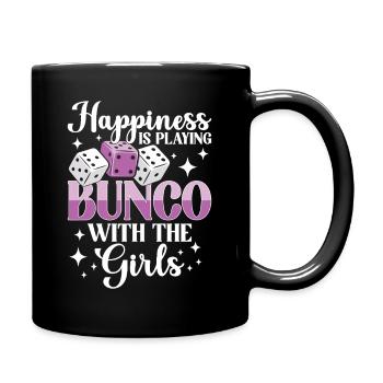 Groupe Bunco Tournoi de joueurs Bunco Soirée de jeux - Mug uni - noir - Droite