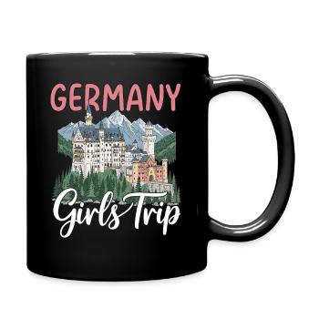 Germany Girls Trip Neuschwanstein Castle - Tasse einfarbig - Schwarz - Rechts