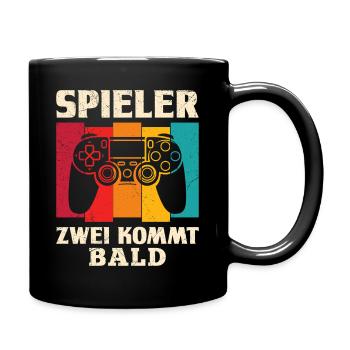 Gamer Dad PLAYER TWO COMING SOON Drôle - Mug uni - noir - Droite