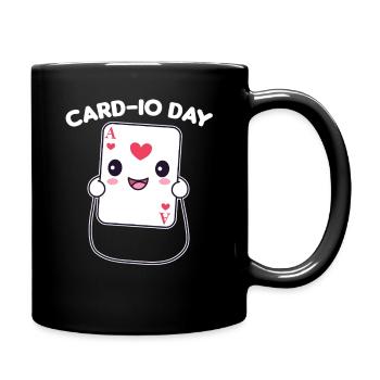 Card-io day Card game Word game with sports - Full Colour Mug - black - Right