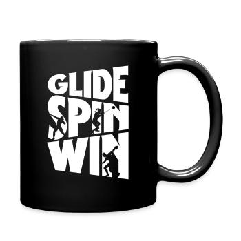 Lancer du poids Lancer du poids Lancer du poids Glide Spin Win - Mug uni - noir - Droite