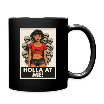 Illustration de pouvoir de fille rebelle - Mug uni - noir - Droite