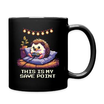 Mon point de sauvegarde Hygge - Mug uni - noir - Droite