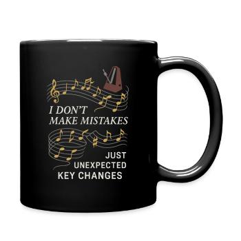 Piano Teacher Music Teacher Funny Teacher - Full Colour Mug - black - Right