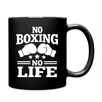No Boxing No Life Boxing Gloves Boxing Gloves - Full Colour Mug - black - Right