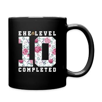 10th wedding anniversary - Full Colour Mug - black - Right