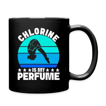 Diving diving board - Full Colour Mug - black - Right