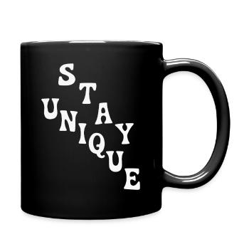 Playful Alphabet Arrangement Design - Full Colour Mug - black - Right