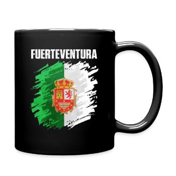 Conception du drapeau de Fuerteventura - Mug uni - noir - Droite