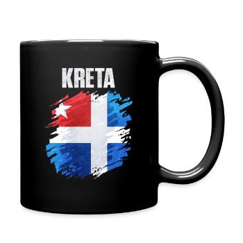 Colorful Scandinavian Flag Art - Full Colour Mug - black - Right