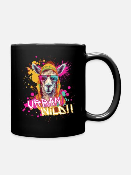 Urban Wild - Tasse einfarbig - Schwarz