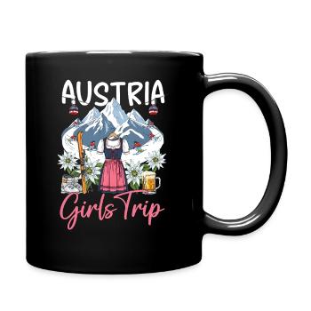 Austria Girls Trip - Tasse einfarbig - Schwarz - Rechts