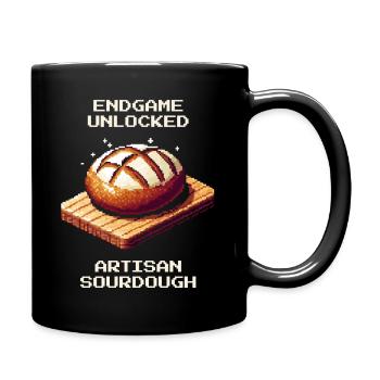 Fin de partie débloquée | Fabrication de levain - Mug uni - noir - Droite