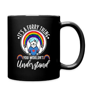 C’est une chose poilue que vous ne comprendriez pas - Mug uni - noir - Droite